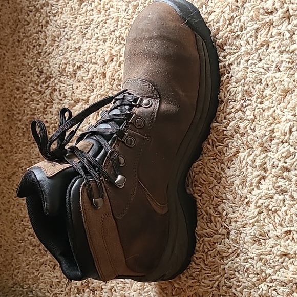 - Mens TIMBERLAND Brown waterproof steel toe work Boots A1Q8V Size 10.5 - Picture 4 of 5